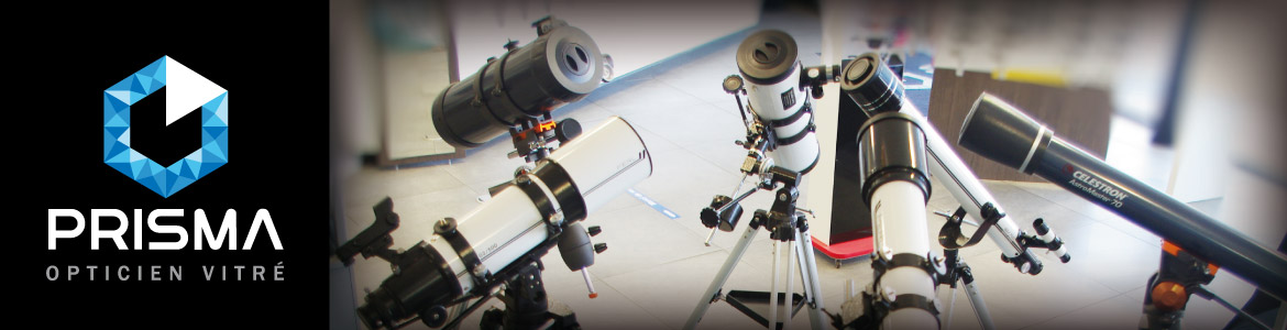 slide rayon telescope astronomie prisma vitre opticien